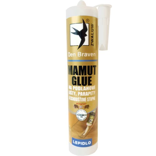 Montážní lepidlo na podlahové soklové lišty - Den Braven Mamut Glue 290 ml